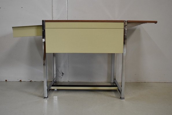 Small Chromed Metal & Formica Desk from DUO, 1970s-RVK-878822