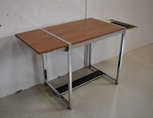 Small Chromed Metal & Formica Desk from DUO, 1970s-RVK-878822