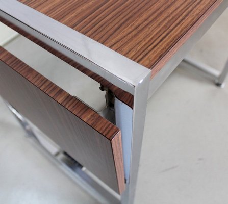 Small Chromed Metal & Formica Desk from DUO, 1970s-RVK-878822