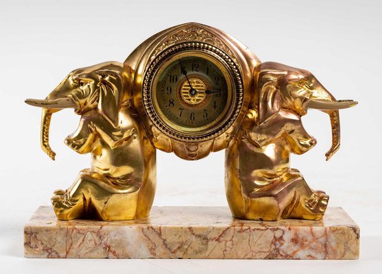 Small Clock with Elephants-WFS-1241480