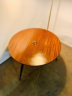 Small Coffee Table with Lamp, 1960s-NUO-800687