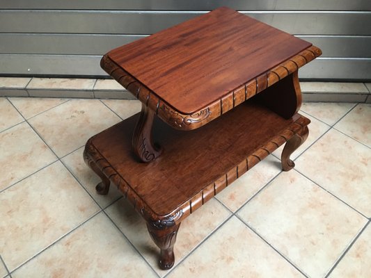 Small Coffee Table with Shelf, 1950s-WQQ-848121