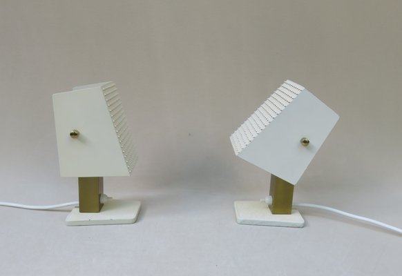 Small Cubist Table Lamps from Hillebrand, 1960s, Set of 2-EY-900406