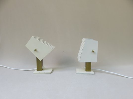 Small Cubist Table Lamps from Hillebrand, 1960s, Set of 2-EY-900406