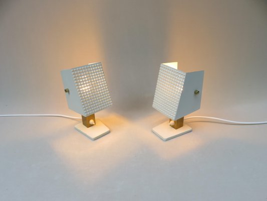 Small Cubist Table Lamps from Hillebrand, 1960s, Set of 2-EY-900406