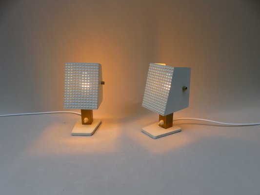 Small Cubist Table Lamps from Hillebrand, 1960s, Set of 2-EY-900406