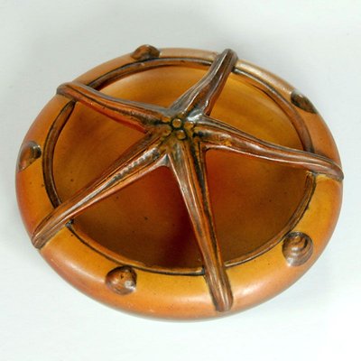 Small Danish Art Nouveau Ceramic Dish from Ipsen, 1920s-GIW-857387