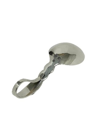 Small Danish Cactus Tea Spoon in Silver from Georg Jensen, 1932-UCH-1251146