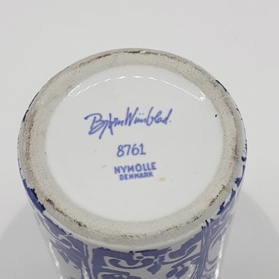 Small Danish Ceramic Vase by Bjørn Wiinblad for Nymolle, 1970s-PCO-1789103