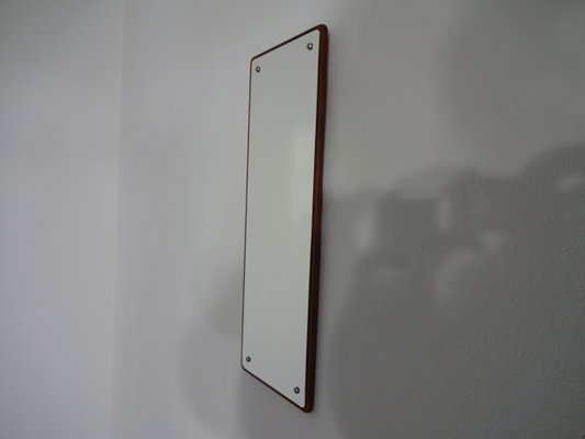 Small Danish Teak Mirror from Jansen Spejle, 1960s-RDW-628199