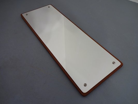 Small Danish Teak Mirror from Jansen Spejle, 1960s-RDW-628199