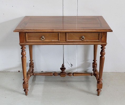 Small Desk in Walnut, 1920s-RVK-895730