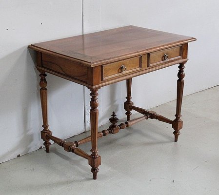 Small Desk in Walnut, 1920s-RVK-895730