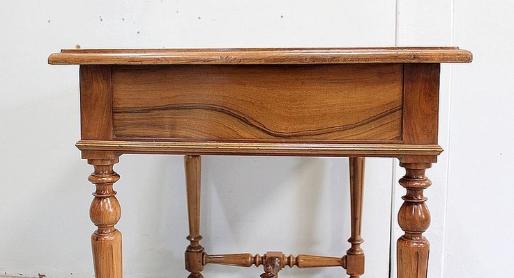 Small Desk in Walnut, 1920s-RVK-895730