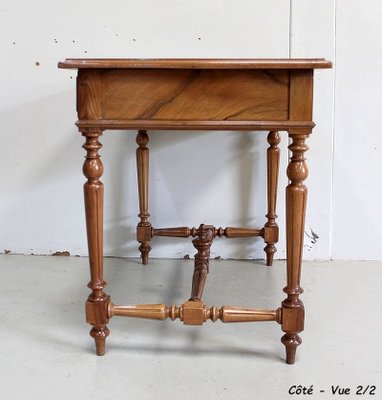 Small Desk in Walnut, 1920s-RVK-895730