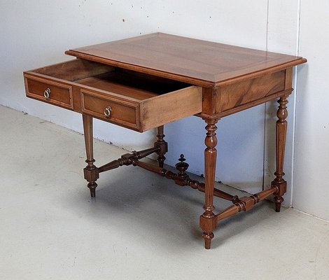 Small Desk in Walnut, 1920s-RVK-895730