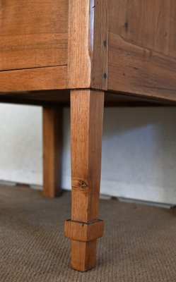 Small Directoire Style Scriban Desk Cabinet in Walnut, Early 20th Century-RVK-1410727