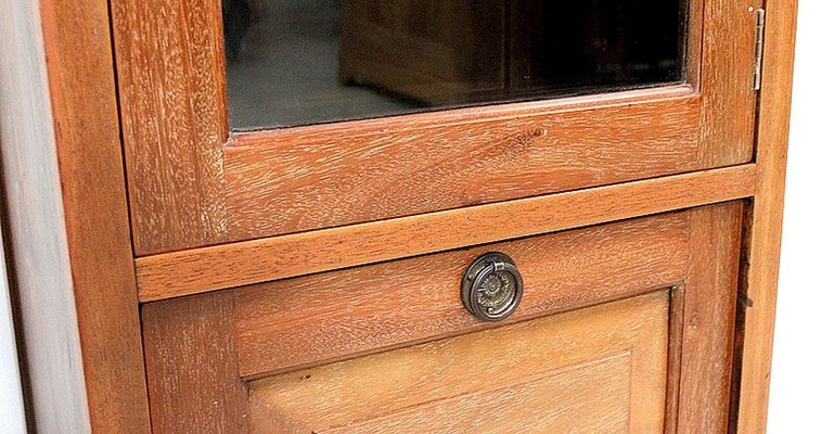 Small Display Cabinet and Magazine Rack, 1920s-RVK-768784