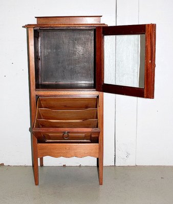 Small Display Cabinet and Magazine Rack, 1920s-RVK-768784