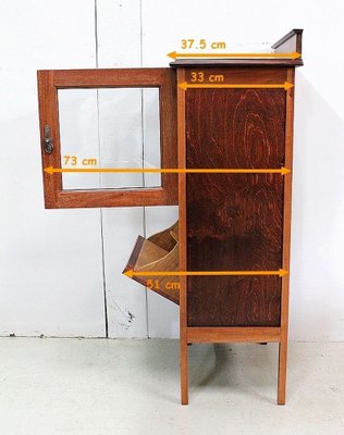 Small Display Cabinet and Magazine Rack, 1920s-RVK-768784