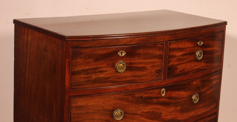 Small Domed Mahogany Commode, 1800s-HPU-2028876