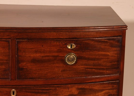 Small Domed Mahogany Commode, 1800s-HPU-2028876