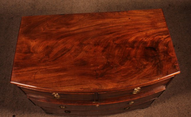 Small Domed Mahogany Commode, 1800s-HPU-2028876