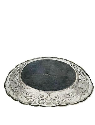 Small Dutch Art Nouveau Silver Basket by Cornelis Van Baaren, 1899-UCH-1224185