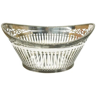 Small Dutch Silver Bonbon Basket by Bonebakker & Son, Amsterdam, 1912-UCH-1224838