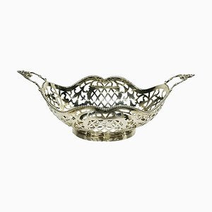 Small Dutch Silver Bonbon Basket by J. Krins, Schoonhoven, 1962-UCH-1224573