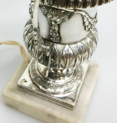 Small Early 19th Century Belgian Silver Lamp, 1814-1831-UCH-1224740