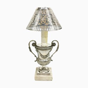 Small Early 19th Century Belgian Silver Lamp, 1814-1831-UCH-1224740