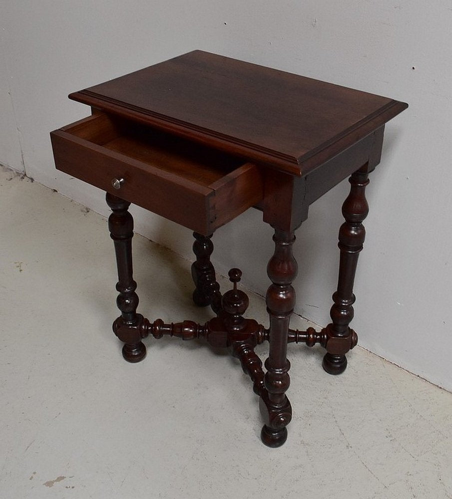 Small Early 19th Century Louis XIV Style Walnut Table