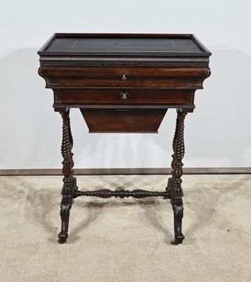 Small Early 19th Century Restoration Hairdresser Table in Rosewood-RVK-1787506