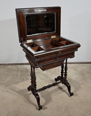 Small Early 19th Century Restoration Hairdresser Table in Rosewood-RVK-1787506