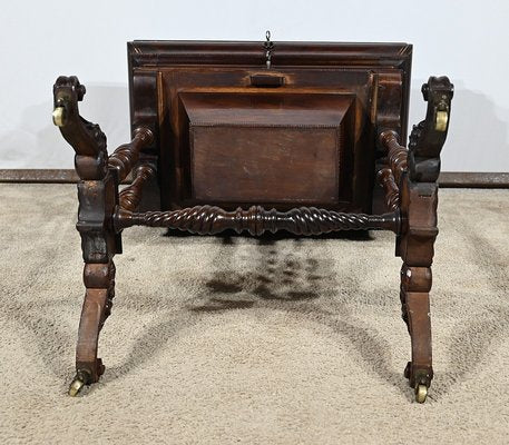 Small Early 19th Century Restoration Hairdresser Table in Rosewood-RVK-1787506