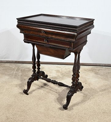 Small Early 19th Century Restoration Hairdresser Table in Rosewood-RVK-1787506