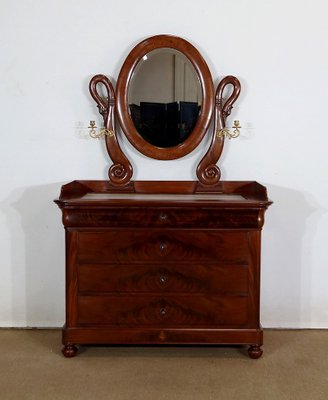 Small Early 19th Century Restoration Period Psyche Commode-RVK-1378164