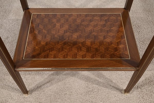 Small Early 20th Century Directory Mahogany Living Room Table, 1890s-RVK-1818516