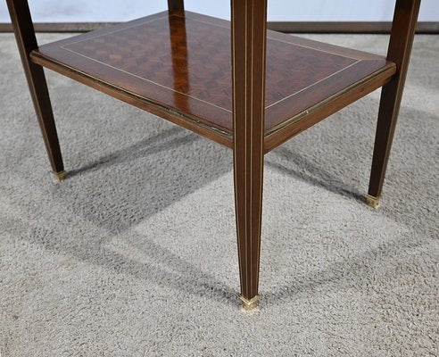 Small Early 20th Century Directory Mahogany Living Room Table, 1890s-RVK-1818516