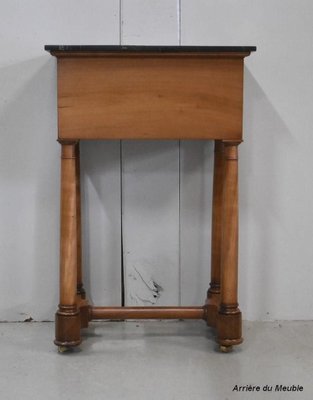 Small Empire Style Solid Birch Side Table, Early 1800s-RVK-857956