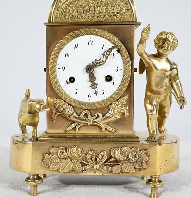 Small Empire Travel Clock, Early 19th Century-RVK-1745957