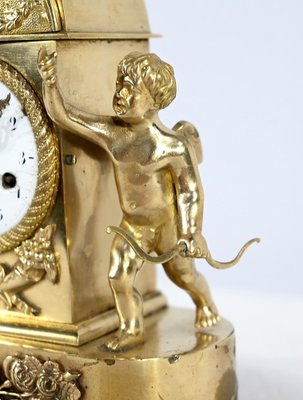 Small Empire Travel Clock, Early 19th Century-RVK-1745957