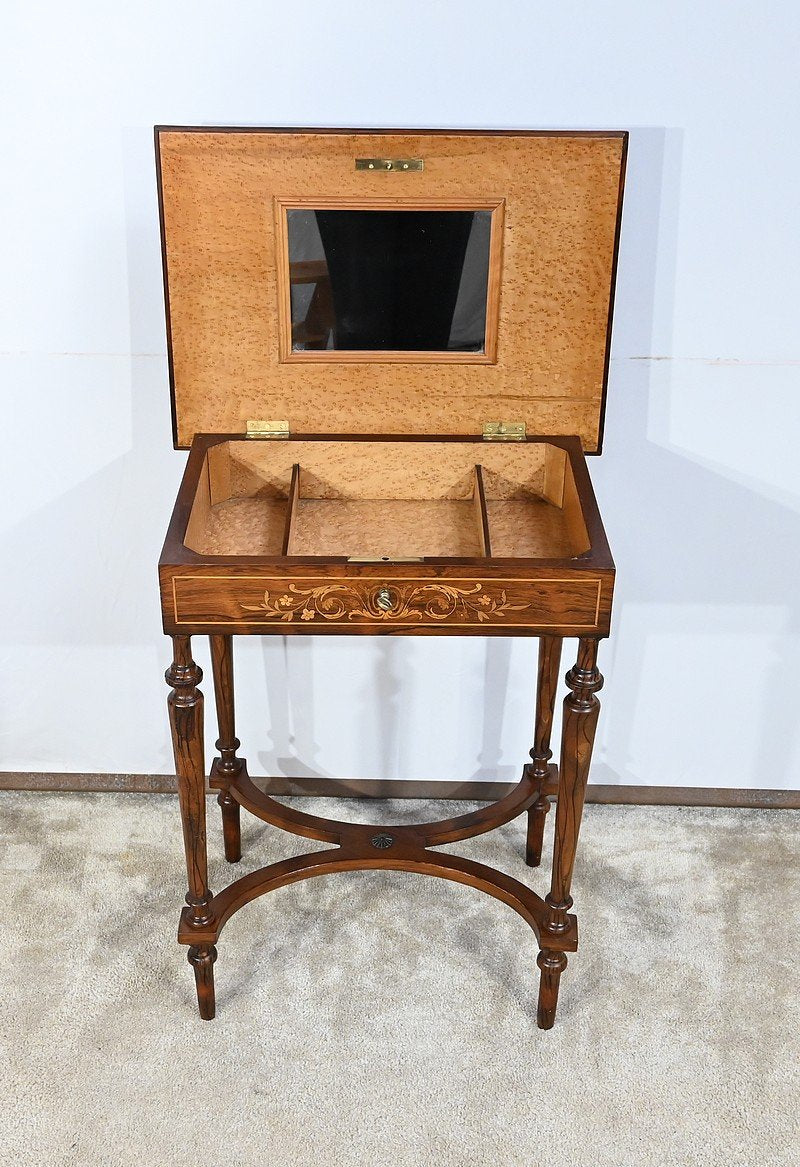 Small End of 19th Century Louis XVI Marquetry Table