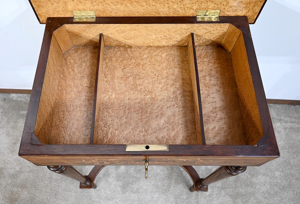 Small End of 19th Century Louis XVI Marquetry Table