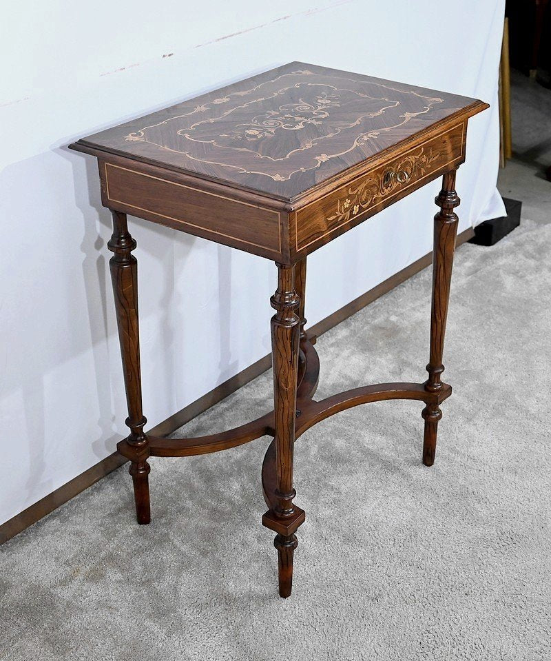 Small End of 19th Century Louis XVI Marquetry Table