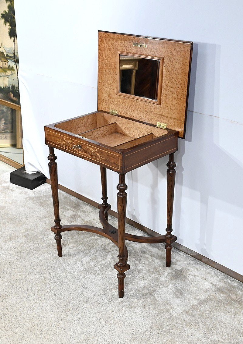 Small End of 19th Century Louis XVI Marquetry Table