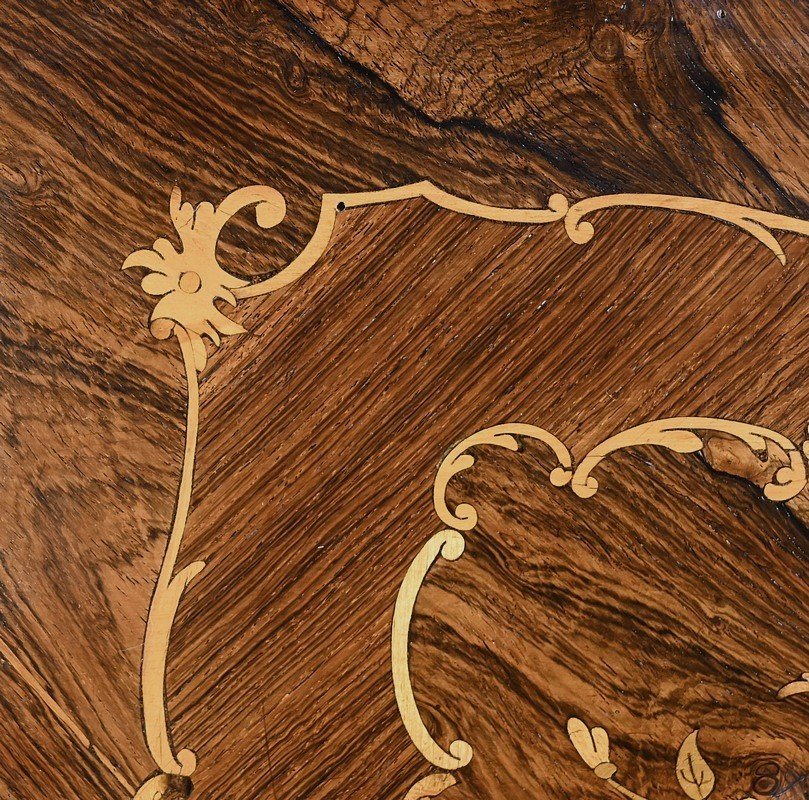 Small End of 19th Century Louis XVI Marquetry Table