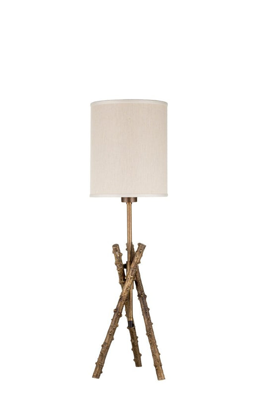 Small Extensible Rosehips Stalks Table Lamp from Brass Brothers