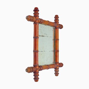 Small Faux Bamboo Mirror-UR-1315553